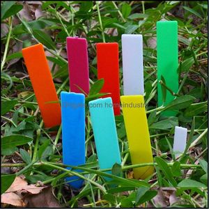 Bahçe Dekorasyonları Bir Kelime Bahçe Dekorasyonları Etiket Mini Bitki Etiketleri Marker Colourf Plastik Tag Renksiz Dayanıklı Sınıflandırma Pot Dhdxz