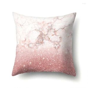 Kudde tryckt rosa rosor kudde täcker kram kudde fjäder stol soffa bil dekoration hem vardagsrum dekor