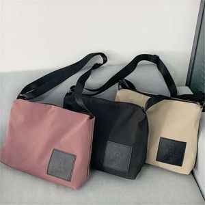 Evening Bags Simple Young Girl Messenger Bag Waterproof Nylon Shoulder For Women Casual Lightweight Cloth Pouch Crossbody