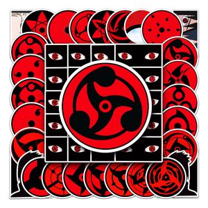 50pcs anime uzumaki adesivos compartilhando o olho de graffiti infantil de brinquedo skateboard de automóveis decalques de adesivos de motocicleta