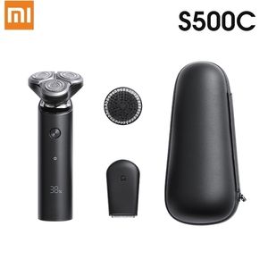 Electric Shavers Mijia Shaver S500 S500C 3 Head Flex Razor Dry Wet Shaving Washable Portable Beard Trimmer Face Cleansing 3 In 1 220829
