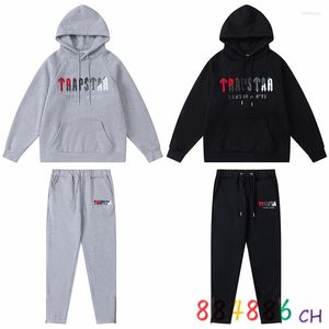 Men's Hoodies 2023 Autumn Winter Streetwear Sports Suit Men Women High Quality Red Black Towel Embroidered Hoodie Plush Sweatshirts