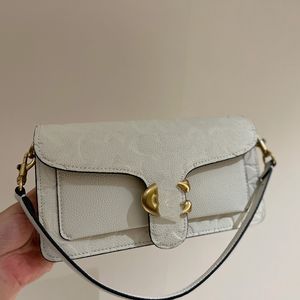 Kvinnor märkta lapptäcke axelväskor designer handväskor vit metall spänne plånböcker