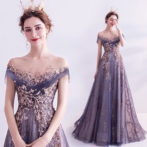 Party Dresses Robe de Soiree Gryffon Luxury Party Prom Formal Evening Dress Court Train Aline Sexig Illusion Evening Dress Anpassad storlek 220830