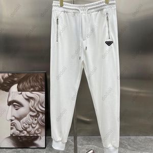 Calças casuais dos homens das mulheres jogging sweatpants homem clássico joggers calça outono inverno mulher ginásio ao ar livre sweatpant elegante lado zíper calças