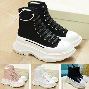 2023 Дизайнерские протекторы Slick Boots Fomens Casual Shoes Fashion Platform Sneaker Acle Boot Тройной черный белый холст Roy