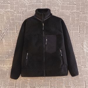 Tasarımcı Mens Fermuar Sweater Ceket Kalın Veste Giacca Bıçağı Klasik Retro Kış Coupe Modelleri Kuzu Kaşmir Yelek Polar Palto Erkek Kadınlar E6