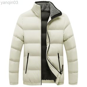 Men's Jackets Winter Jacket Fashion Cotton Thick Warm Parka Casual Outfit Windbreaker Thermal Hooded Clothing L220830