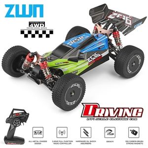 Electric RC Car WLTOYS 144001 A959 959B 24G 레이싱 RC 자동차 70kmh 4WD 전기 고속 자동차 오프로드 어린이 용 리모콘 드리프트 원격 제어 장난감 220830