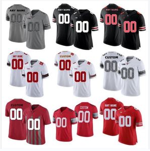 Custom NCAA College Ohio State Buckeyes Football Jerseys Chris Olave Parris Campbell Jr. LeBron James Mike Weber Jr Eddie George Master Teague III Pete Johnson