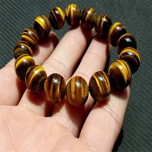 Wholesale Strands Tiger Eye Beaded bracelet For Men Fashion personality Jewelry