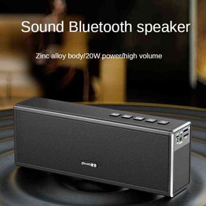 Tragbare Lautsprecher Bluetooth-Lautsprecher 20 W Hochleistungs-3D-Surround-Sound-Subwoofer-Radio Integrierte drahtlose tragbare HiFi-Home-Plug-in-Karte U-Disk T220831