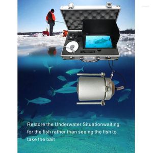 Balık bulucu 7 inç sualtı video kamerası için balıkçılık monitörü IR led fishfinder 720p süper gece görüş ışıkları 5 milyon piksel