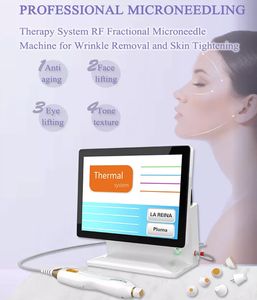 Dispositivo portátil fracionário de ouro RF de micro-agulha de retiramento de acne Remoção de acne Scar Microneedle Micro agulhamento Máquina