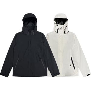2023 jackets for men Spring and Fall Men's Casual Jacket with Windbreaker Jacket 3M Reflective Patch Black White Couples Waterproof Outdoor jacket hoody