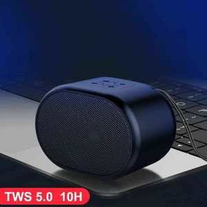 Portabla högtalare Bluetooth -högtalare utomhushögtalare Boofer trådlös bärbar liten FM -radiobatteri Mini Stereo Subwoofer FM T220831