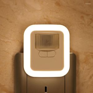 Nachtleuchten LED-Plug-in-Bewegungssensor Lichtwandlampe 30er/60s/90s/120s Beleuchtungszeit für Wohnzimmer verstellbar