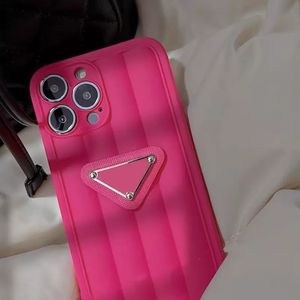 Telefone 11 Rosa venda por atacado-Phones de designer rosa Casos para iPhone13 Pro max Promax xsmax silicone Phonecase Women Phone Cober