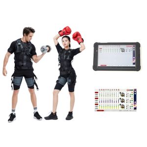 Wireless EMS Muscle Simulator Trainer Machine Machine Xbody Sculpting for Full Body Training Home Gym Use