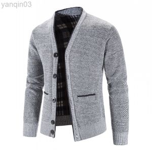 Men's Sweaters Vest Sweater Coats For Men Winter Thicker Warm Vest Sweaters New Male V Neck Casual Vests Slim Fit Sweaters Size 3XL L220831