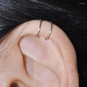 Backs-Ohrringe, Set mit 2 Ohrmanschetten oder Einzelmanschette, Persönlichkeit, minimalistischer SpiralBones-Schnallenstecker für Frauen