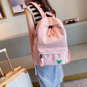 Schultaschen Rucksack Damenrucksack 2022 neue koreanische Version Trend große Kapazität Gymnasiasten Jungen und Mädchen Büchertasche 220831