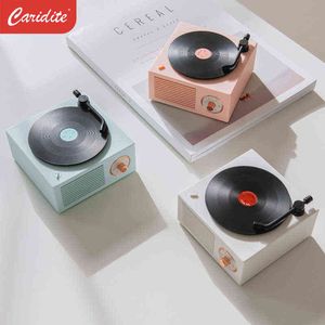 Portable Speakers Caridite X10 Bluetooth Wireless Music Player Retro Nostalgic Record Holiday Gift T220831
