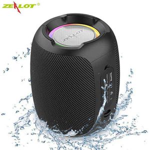 Taşınabilir Hoparlörler Zealot S53 Kablosuz Bluetooth Hoparlör 20 Saat 20W Süper Yüksek Ses Bluetooth Hoparlör IPX6 Telefon için Su Geçirmez TF Kartı USB T220831