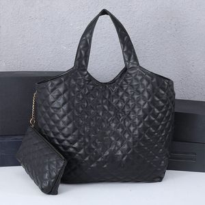 Gaby Quilted Totes Shopping Bags Icare Handbags Purse Genuine Leather Fashion Letters Detachable Pocket Top Quality Clutch Shoulder Two