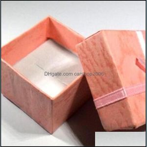 Jewelry Boxes Special Offer Jewelry Boxes Tc Chirstmas New Ring Earrings Necklace 4X4Cm Gift Packaging Small Paper Box 31 W2 Drop Del Dhsbd
