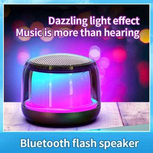 Taşınabilir Hoparlörler Mini Subwoofer Bluetooth Hoparlör Açık Mekan Taşınabilir Kirap Bluetooth Hoparlör Masaüstü Renkli Çelik Top Bluetooth Hoparlör T220831