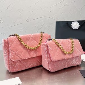 2022 new chain bag Crossbody Sequins Luxury Designer Brand Bags Fashion Shoulder Handbags High Quality Women Letter Purse Phone Wallet Metallic artwork