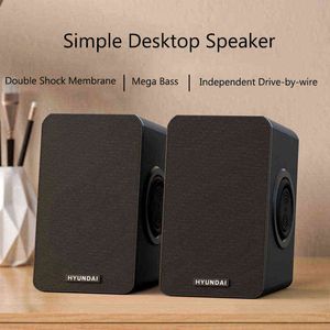 Portable Speakers Desktop 2.0 Notebook Mini Audio USB Active Home Desktop Multimedia Mobiltelefon Dator Digital högtalare T220831