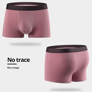 MUITOPANTES 3PCS Cuxinhos de roupas íntimas masculinas de alta qualidade respiráveis ​​cor pura coloração curta superfina fibra modal plus size 3xl