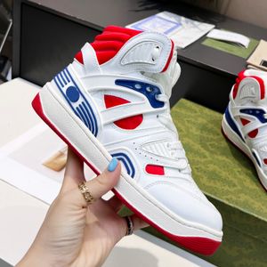 2022 scarpe da basket cesti da basket uomini donne donne blu-verde blu-rosso-rosso-bianco sneaker alti-lussuosi