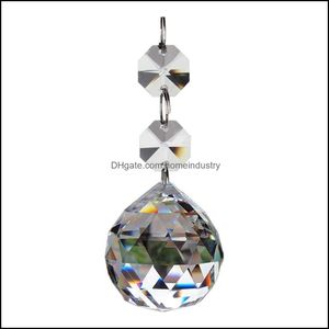 Itens de novidade Crystal Glass Ball Candelier Prisms Pingents Pe￧as Mincha￧￵es 30mm de ornamentos de Natal Clear Decora￧￣o de decad573 Drop Deliver Dhquj
