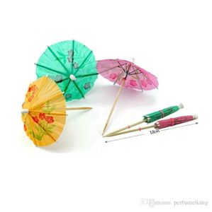 Bar Tools 144pcs Paper Cocktail Parasols Umbrellas Drinks Picks Wedding Event Party Supplies Holidays Cocktail Garnishes Holders
