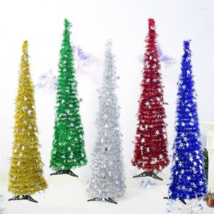 クリスマスの装飾人工ティンセルアップ木の豪華な折りたたみ折りたたみ