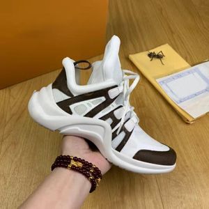 Luxury Brand Casual ShoesLuxury New Lace Casual Shoes Unisex Bow Rubber Platform Colorblocking Sneakers