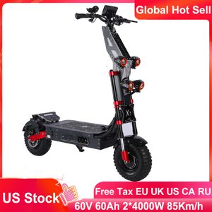 US Stock OBARTER X7 14inch scooter 60V 60Ah Dual Motor 8000W Top Speed 85km/h Powerful Adults Electric Scooter Hydraulic Shock Absorption