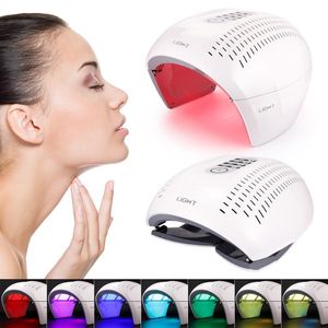 4 colori rosso blu viola IR PDT LED luce fotodinamica facciale LED maschera per la cura della pelle ringiovanimento macchina per terapia fotonica