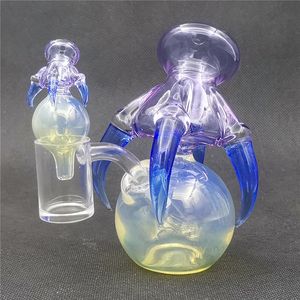 Glass Water Bong Pipe Pieps Hookah Hookahs 10mm Female Joint Dewar Dragon Orb Bubbler F￤rgglad f￶r r￶kkvarts banger Craftbong