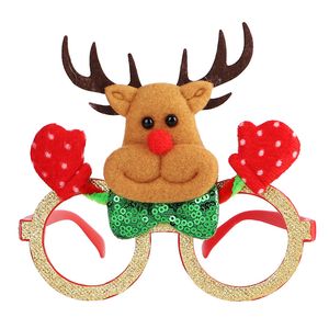 2022 Christmas Glasses Frames Decoration Christmas Decorations Photo Props Snowman Elk Party Gifts Funny Time