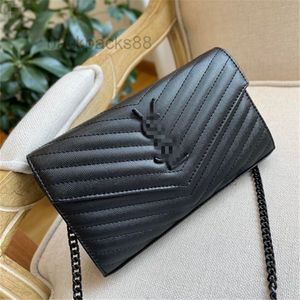 Hands Outlet Designer Evening Bag handled YSLSBAG HOBO ELEGANT Luxury Fashion Lady Purse Läder Kvinnokedja stor kapacitet axel fashionabla liten hig kram0