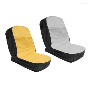 Car Seat Covers Lawn Mower Cover 600D Oxford Fabric Tractor Waterproof With Storage Pockets For Riding