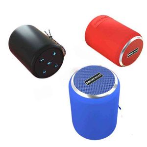 Alto -falantes portáteis Sistema de som sem fio portátil Sistema de som 3D Estréreo Outdoor Bluetooth Music Player FM USB Card Radio Subwoofer T220831