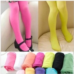 Girls Pantyhose Tights Kids Dance Socks Candy Color Children Velvet Legging Clothes Baby Ballet Stockings 15 Styles2195