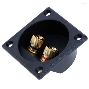 Belysningstillbehör 1st DIY Home Car Stereo Screw Cup Connectors Subwoofer Plugs 2-vägs högtalarbox Terminal Bindande post