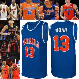 Estat￭sticas personalizadas do Florida Gators costuraram o Basketball Jersey NCAA College 10 Noah Locke Omar Payne Andrew Nembhard Scottie Lewis Tre