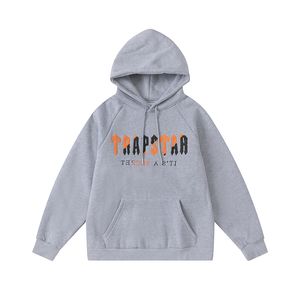 Mäns herr hoodies tröjor Trapstar hoodie tiger huvudhandduk broderad hoody män kvinna fleece tröja huva trapstar spårdräkt fs